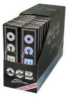 OCB Schwarz Premium Long Slim + Tips