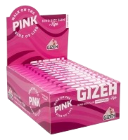 Gizeh ALL PINK King Size Slim Papers + Tips