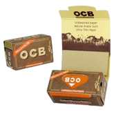 OCB Premium unbleached Slim ROLLS + Tips - 4m - 40 Filter/Booklet