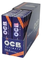 OCB ULTIMATE King Size Slim + Tips - 109x44mm - 32 Blatt und 32 Tips pro Heftchen