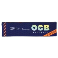 OCB ULTIMATE King Size Slim + Tips - 109x44mm - 32 Blatt und 32 Tips pro Heftchen