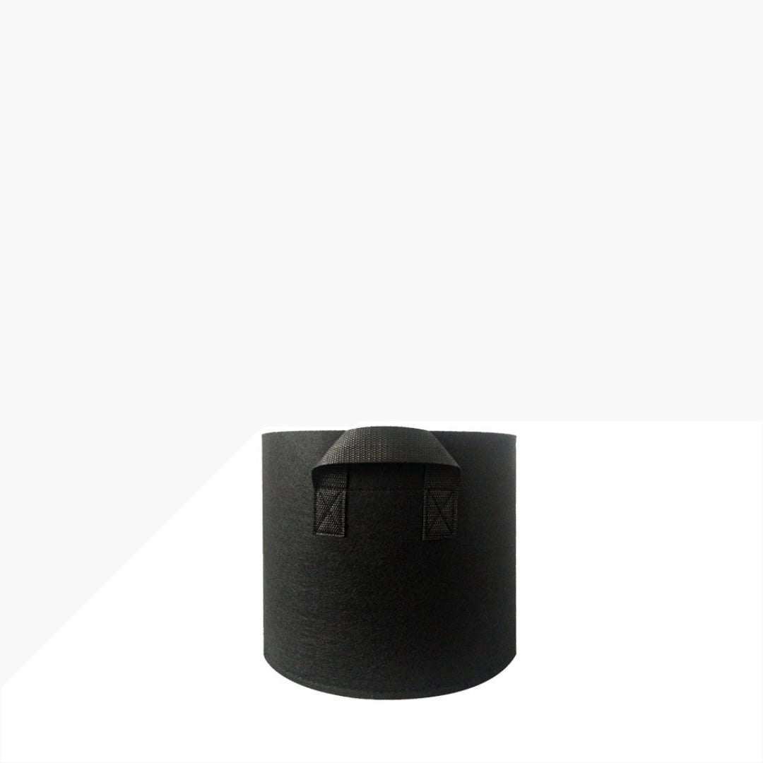 Stofftopf rund schwarz - 8 L