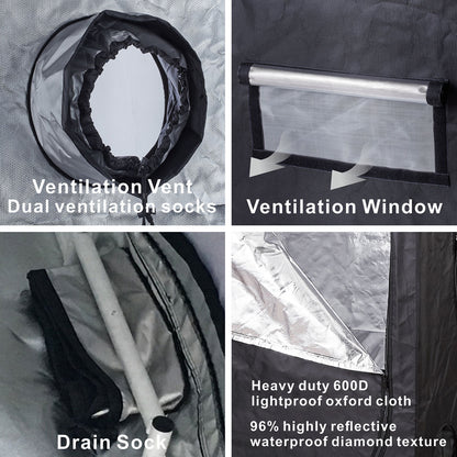 Growbox ECO DM - 60x 60x 180 cm