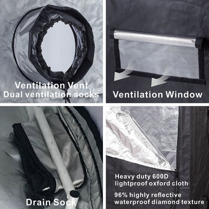 Growbox ECO DM - 150x 150x 220 cm