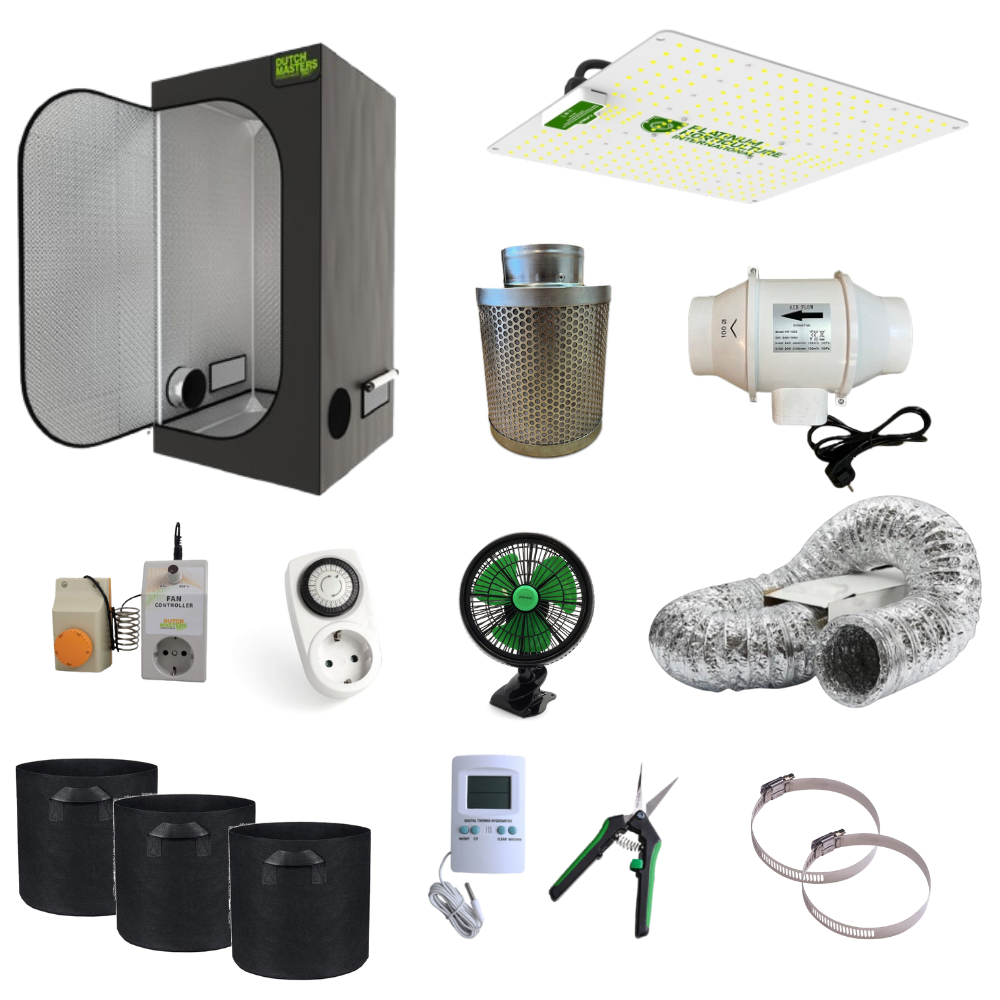 Complete LED Growtent 80x80x180 cm