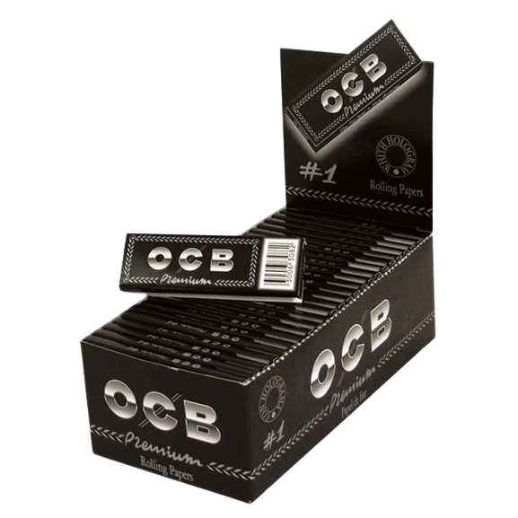 OCB Schwarz Premium N° 1 - 69x36mm - 50 Blatt pro Heftchen