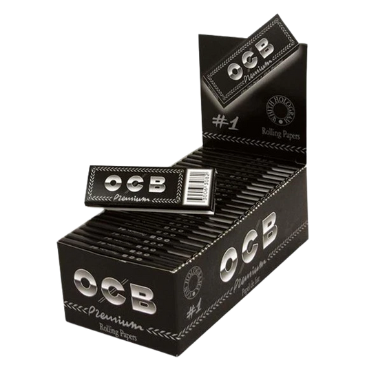 OCB Schwarz Premium N° 1 - 69x36mm - 50 Blatt pro Heftchen