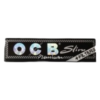OCB Schwarz Premium Long Slim + Tips