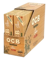 OCB Bamboo King Size Slim + Tips - 118x44mm - 32 Blatt und 32 Tips