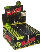 RAW BLACK Green Organic King Size Slim 32 Blatt
