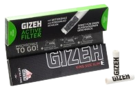 Gizeh BLACK King Size Slim Papers + Aktivkohlefilter
