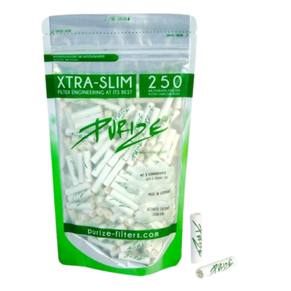 PURIZE® XTRA Slim Size Aktivkohlefilter 50er Packung