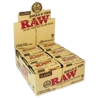 RAW Classic Connoisseur, King Size Rolls & PREROLLED Tips 3m